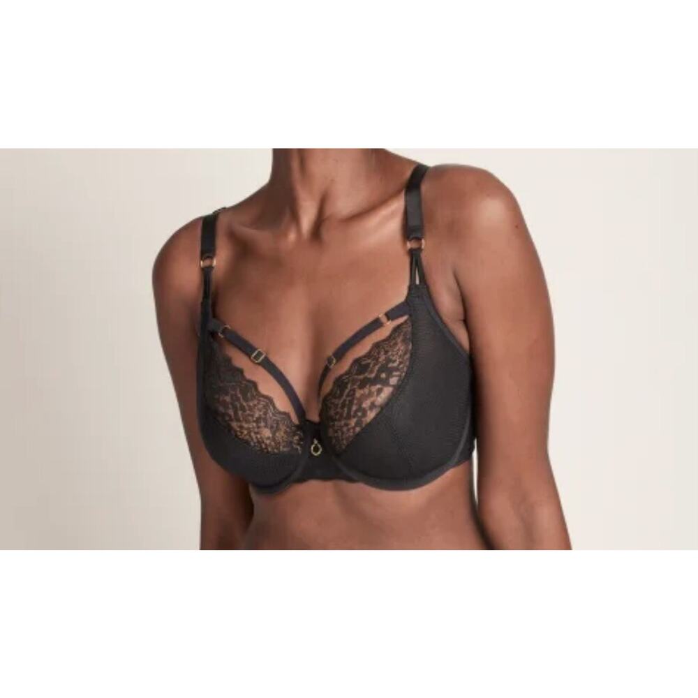 FREYA TEMPTRESS BRA Size 30 DDD black NWT